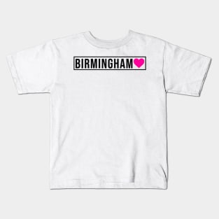 Birmingham Alabama Hometown Sticker Kids T-Shirt